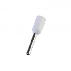 Ακροδέκτης Μύτης 0.5mm² Λευκό (Συσκ. 100τεμ.) Е0508 